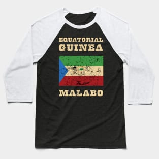 Flag of Equatorial Guinea Baseball T-Shirt